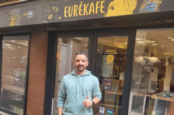 Nicolas et Arnold — l'EurêKafé — partenaire Vivez Local à Toulouse
