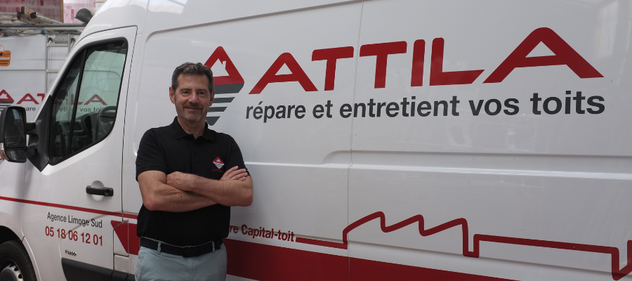 Jean-Luc Gauthier prend soin de votre toit avec Attila Limoges !